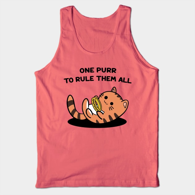 Purr Tank Top by Fan.Fabio_TEE